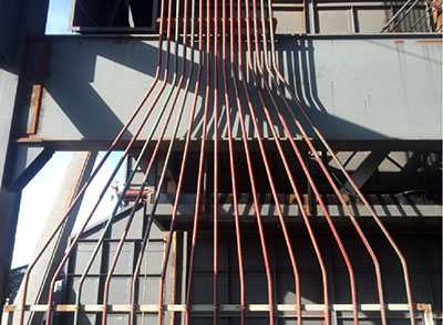 河北玉田热电联产项目锅炉本体小径管