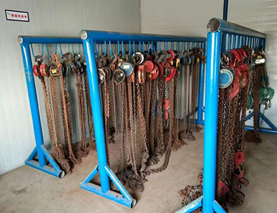 河北玉田热电联产项目材料库区摆放