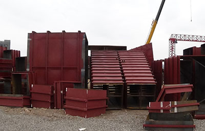 日照旭日项目烟风道预制