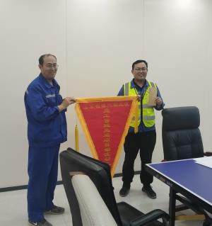 山东创源新材料项目部喜获业主嘉奖