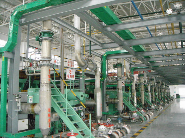 山东阳煤恒通化工股份有限公司40万吨／年离子膜烧碱项目安装工程